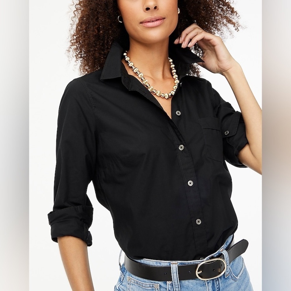 J Crew Button-up cotton poplin shirt in signature fit
Item AL501
